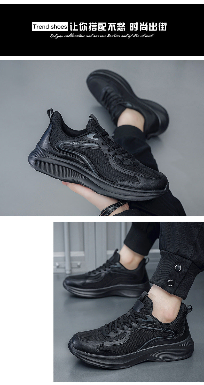 Autumn Oversized Casual Fashion Sports Shoes for Men Breathable Mesh Lightweight Running Shoes Commuting Travel Shoes