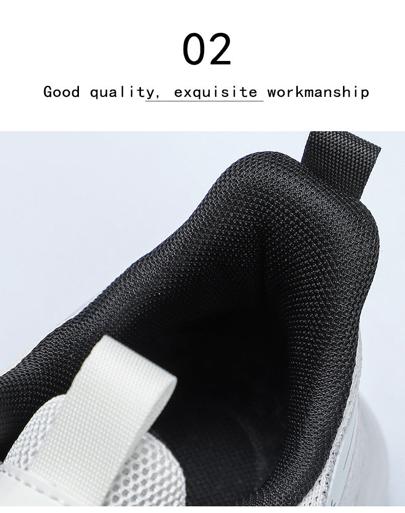 2025Foreign Trade New Fashion Sports Casual Shoes Breathable Mesh Men's Shoes Lightweight Non-Slip Wear-Resistant Running Shoes