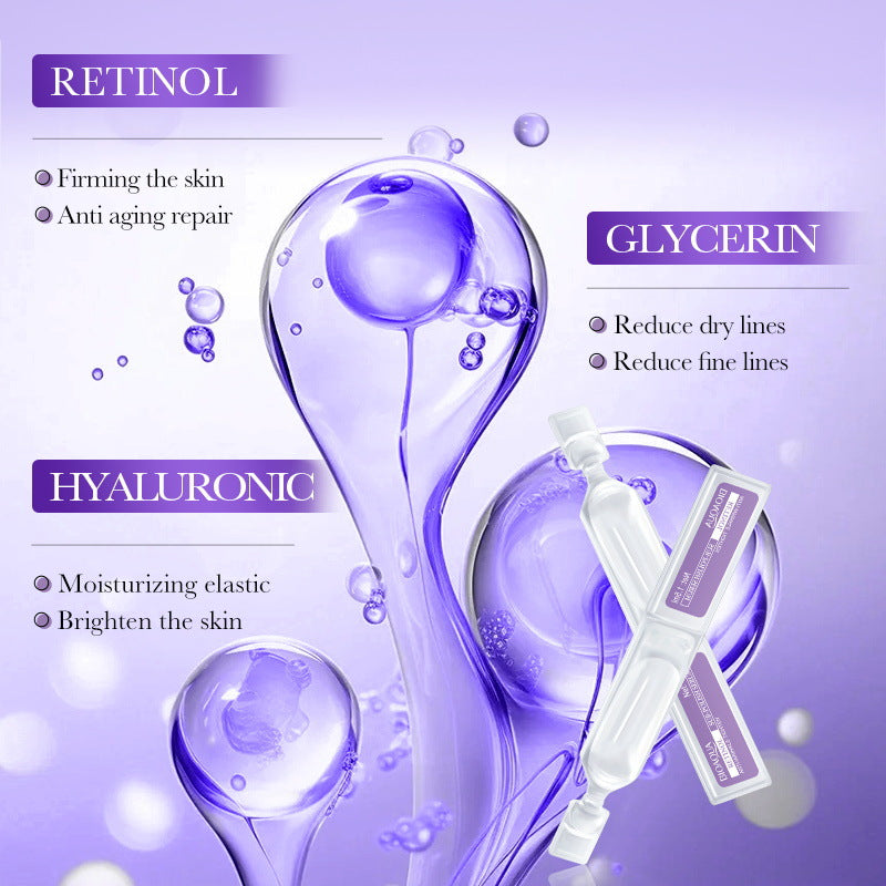 Full English Retinol Anti-Wrinkle Serum BIOAOUA Firming and Moisturizing Single-use Essence Liquid  Wholesale