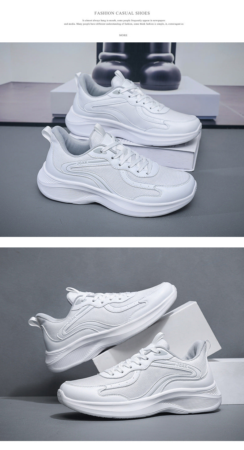 Autumn Oversized Casual Fashion Sports Shoes for Men Breathable Mesh Lightweight Running Shoes Commuting Travel Shoes