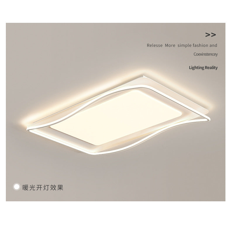 Living Room Ceiling Light Modern Minimalist2025New Year Creative Internet Celebrity Cream Style Master Bedroom Lamp Minimalist Main Lamp