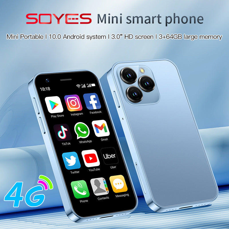 XS16All Netcom4G Mini Mobile Phone Ultra Small Pocket Four Core Android Smart Phone Google