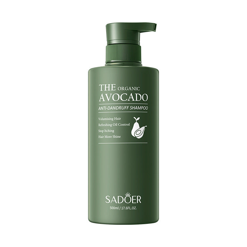 Full English Avocado Anti-Dandruff Oil Control Shampoo SADOER Fluffy Deep Cleansing Shampoo  Wholesale