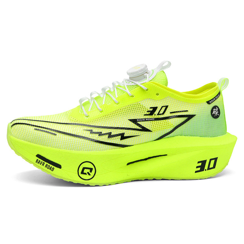 Summer New Fashion Breathable Comfortable Durable Running Shoes Men's Shoes Real Carbon Plate Cushioning High Elasticity Couple Sports Shoes