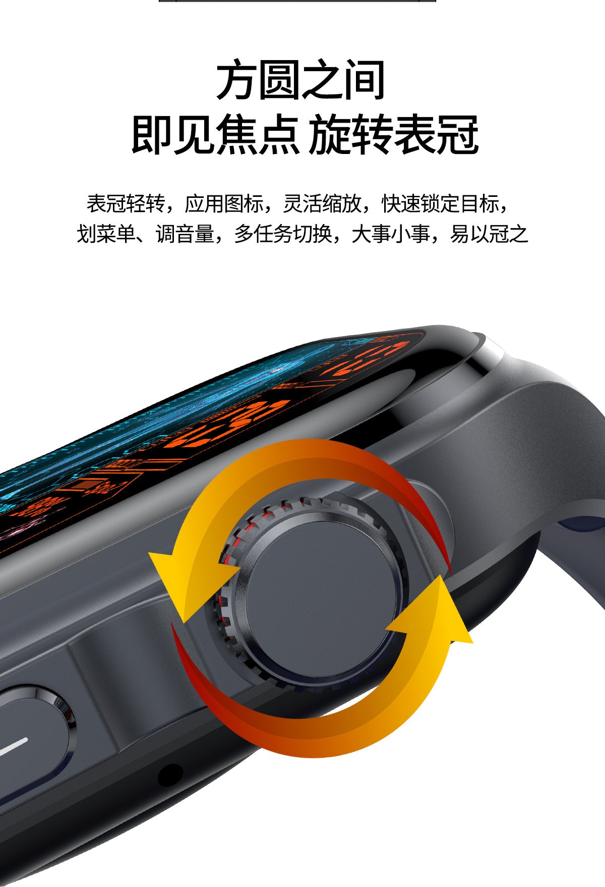 et585Smart Watch Blood Sugar Micro Physiotherapy Mood Fatigue Health Detection Bluetooth Call Smart Watch