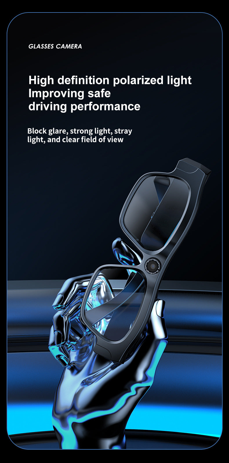 AI Glasses mate2Black Technology Translation Bluetooth Glasses Camera Photo Outdoor Windproof Card Insert Video Glasses