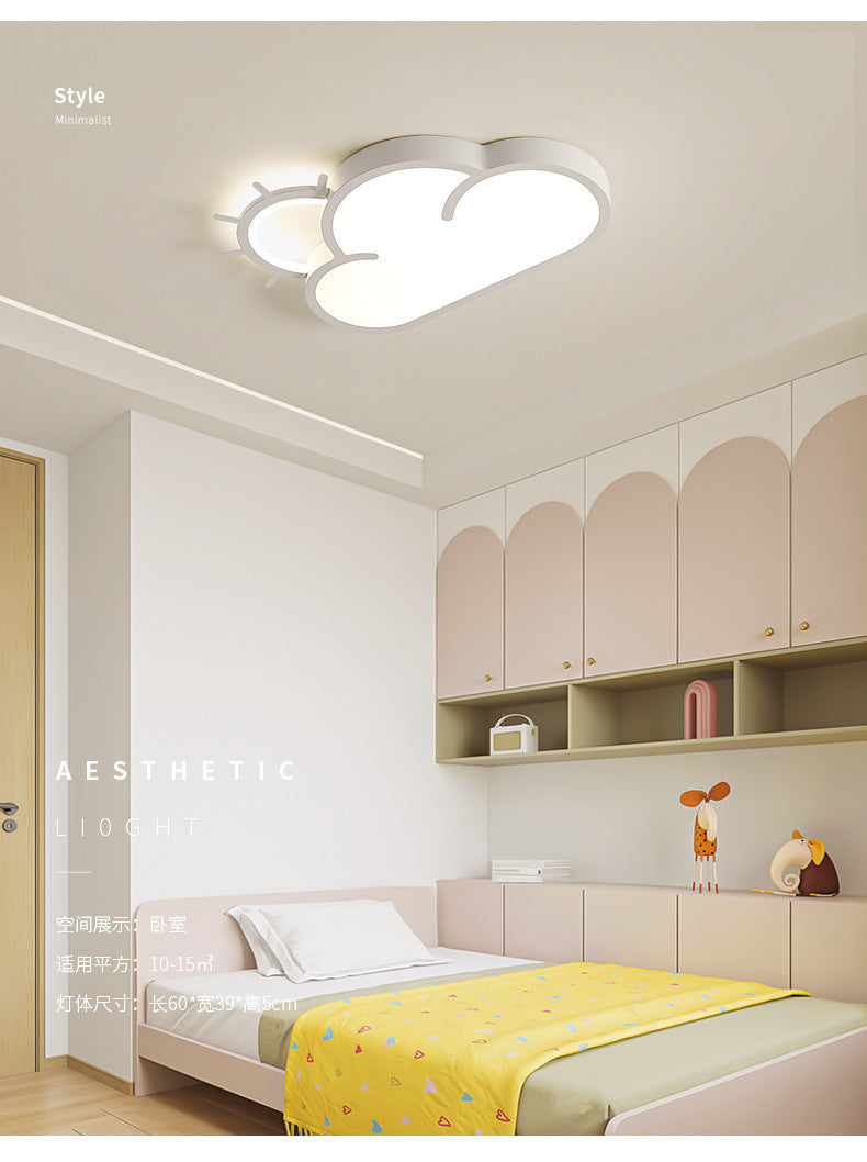 Cloud Lamp Full Spectrum Eye Protection Princess Room Children's Room Bedroom Lighting Personality Ceiling Lamp Modern Simple Cartoon