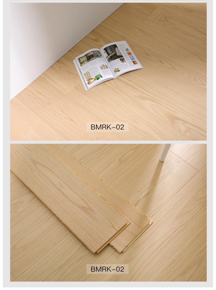 1.9North American Oak AB3.0mm Pure Three-Layer Solid Wood Composite Flooring, Floor Heating, Moisture-Proof, Locking Three-Layer Flooring