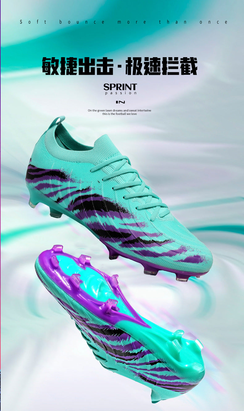 Large Size Authentic Low-Top Soccer Shoes New Wholesale Men's Training Shoes Student Soccer Shoes Spike Shoes Women's