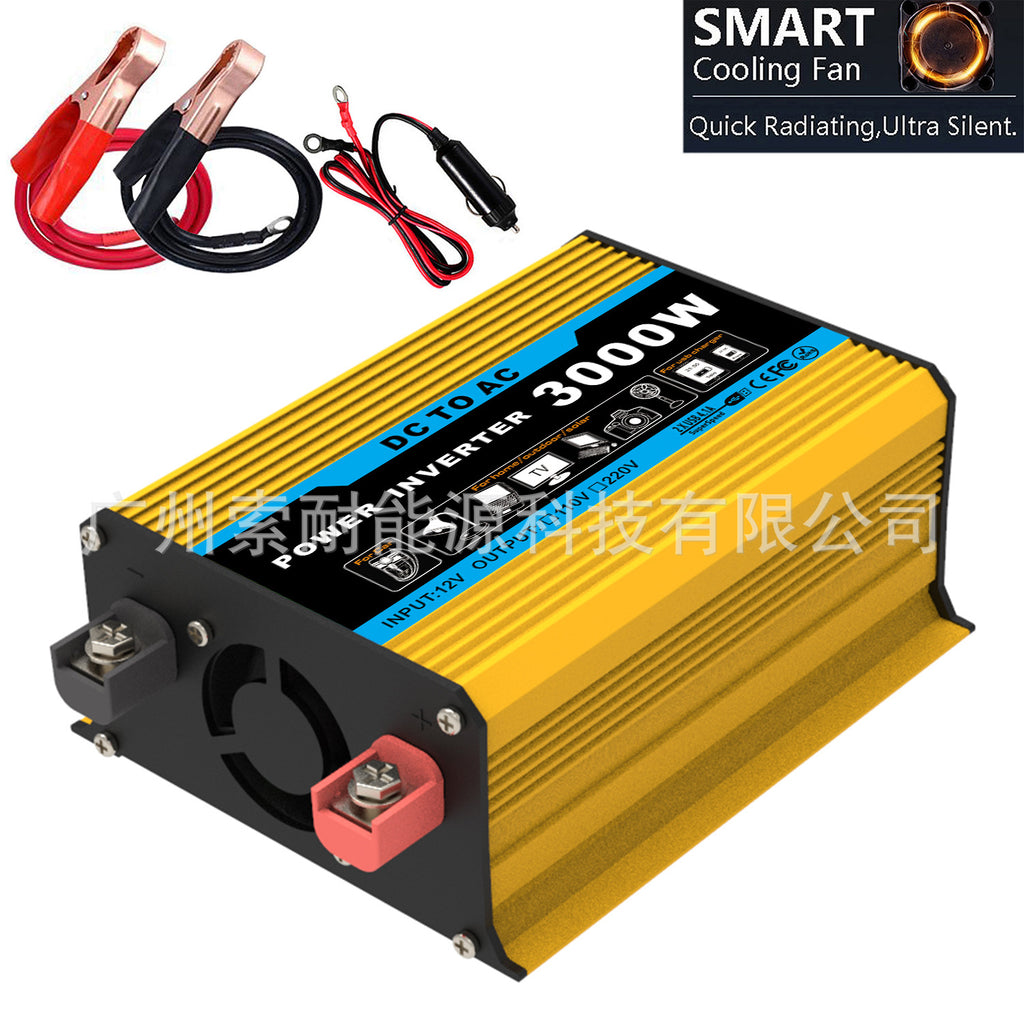 300W Car Converter Inverter Car Small Appliances12V Turn110V/220V Belt3.6A Double USB Mouth
