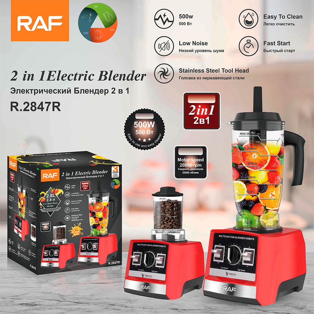 RAF European Standard Multifunctional 2-in-1 Juicer Household Food Processor Meat Grinder Grinder Grinder R2847