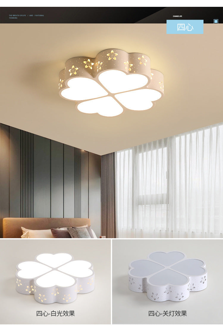 Bedroom Lamp Round Light Fixture LED Living Room Home Ceiling Light Fixture Simple Modern Cozy Romantic Creative Room Lamp