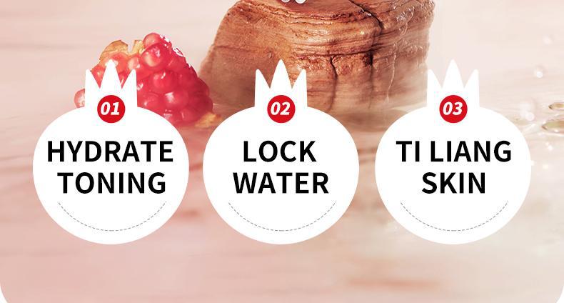 Red Pomegranate Skincare Set SADOER Hydrating Moisturizing Cleansing Nourishing  Wholesale