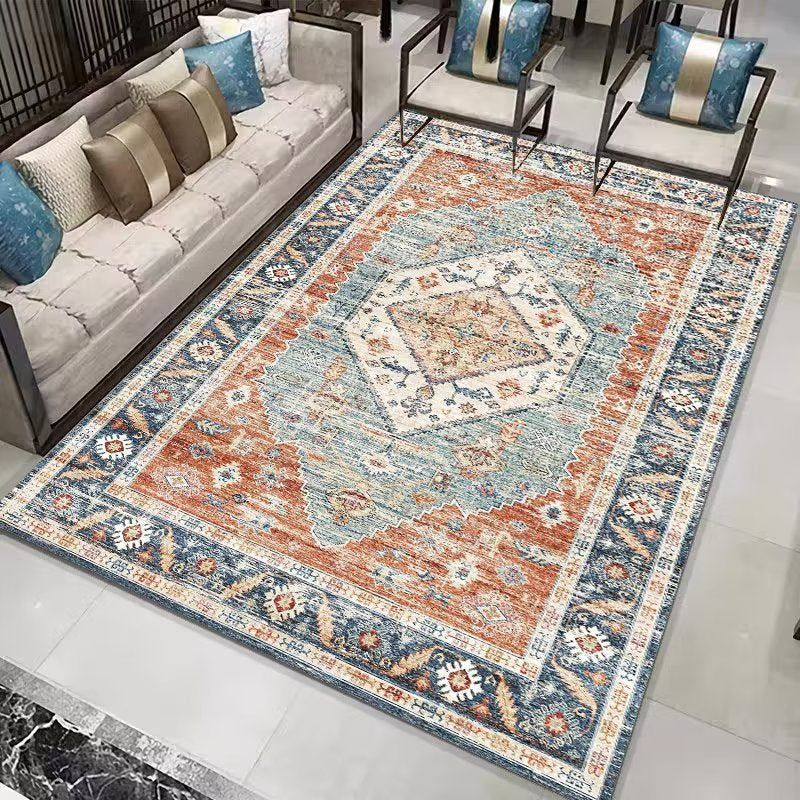 Thickened Imitation Cashmere Persian Carpet Vintage Ethnic Style Living Room Carpet Full Carpet Sofa Coffee Table Rug carpet