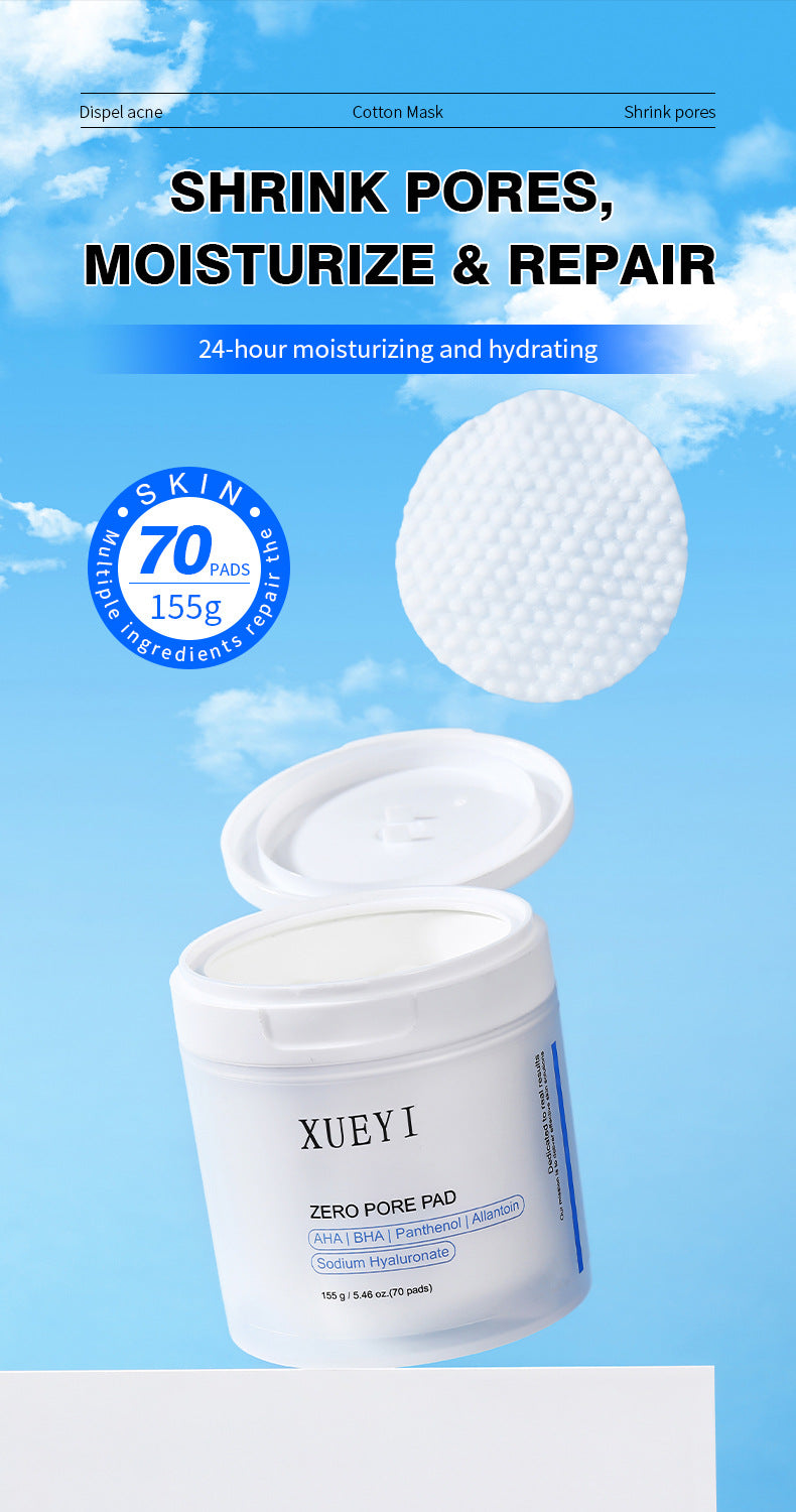 In Stock Full Salicylic Acid Facial Cleansing Pads Exfoliating Cleansing Cotton Pads Skincare Wholesale