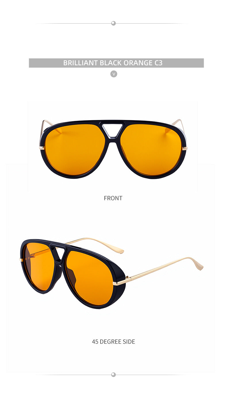 2025New Style Toad Sunglasses for Women, European and American High-End Retro Punk Style Sunscreen Sunglasses for Men, Trendy Eyewear shades