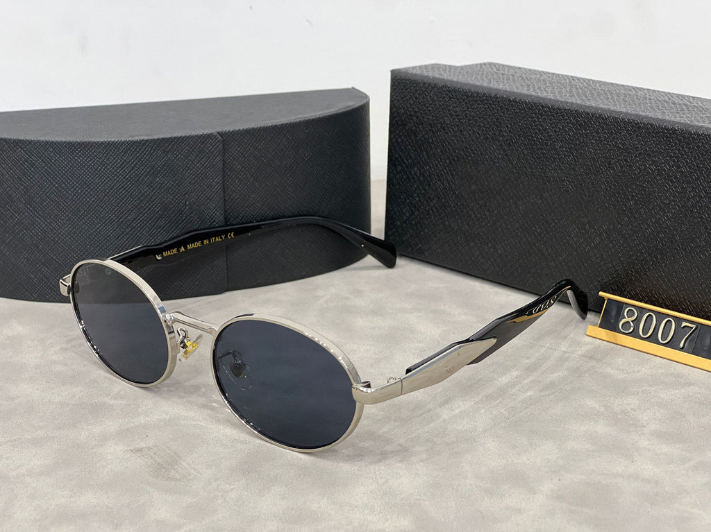 2024New Year P Home Metal Sunglasses Men and Women Fashion Anti-UV Sunglasses High-end Sunglasses