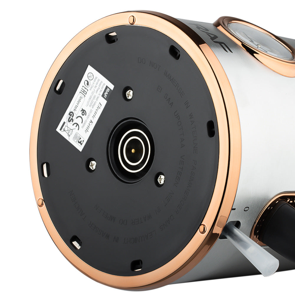 RAF European Standard Electric Kettle Stainless Steel Temperature Display Anti-scald Anti-dry Boil Water Kettle2L Automatic Power off