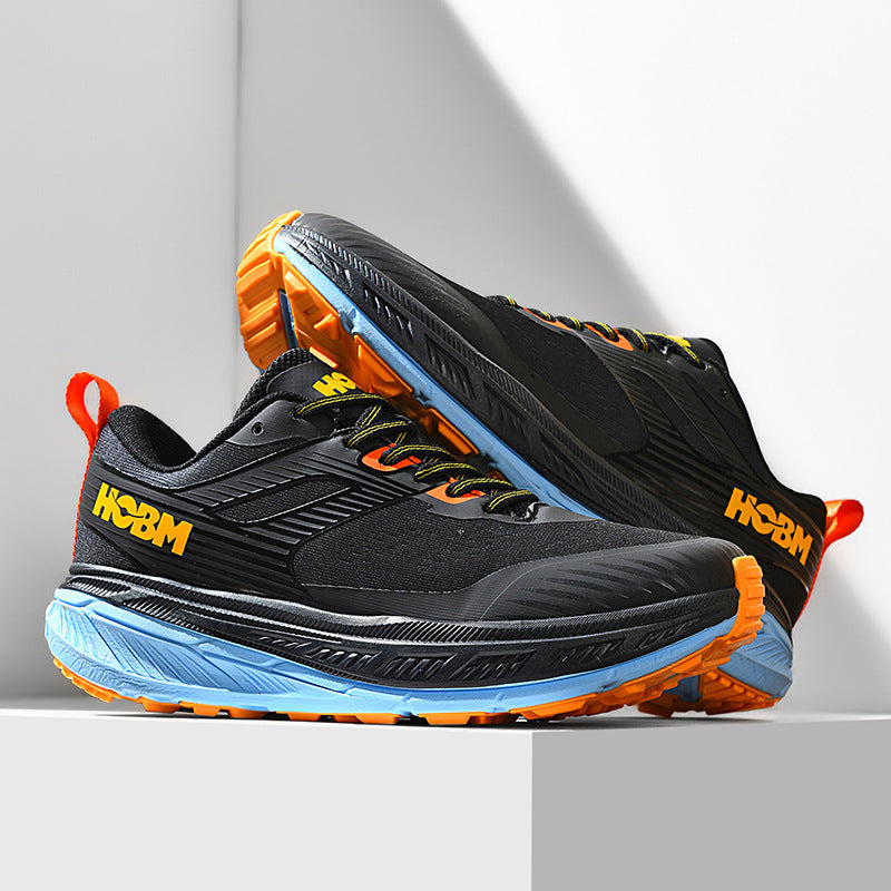 Running Shoes Sports Trendy Shoes Summer Soft Sole Lightweight Breathable Jump Rope Wide Last Marathon Jogging Thick Sole Cushioning Men's Shoes