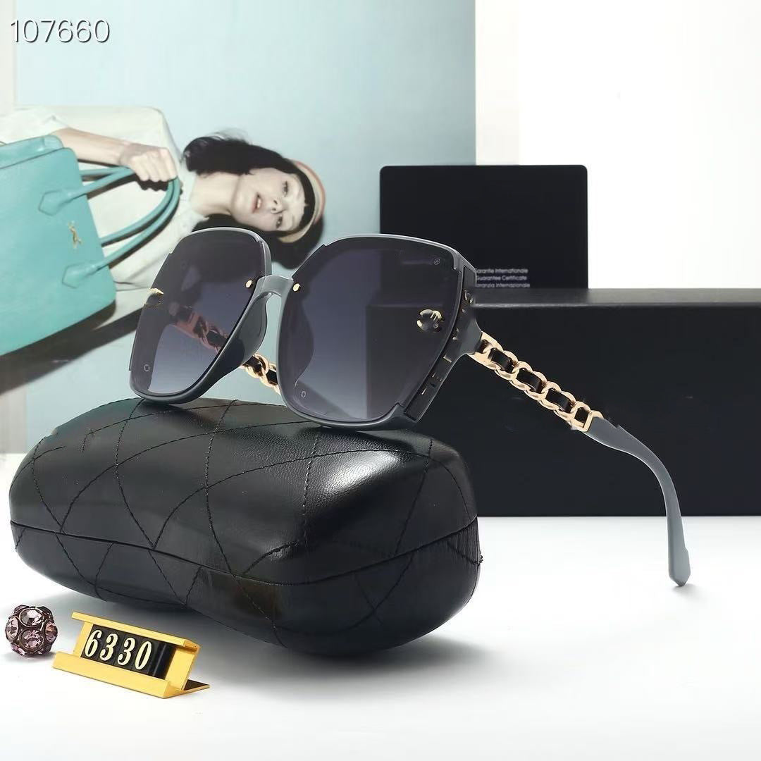 New High-End Large Frame Sunglasses for Women, European and American Style, Trendy Women's Sunglasses2025High-end versatile sunshade glasses