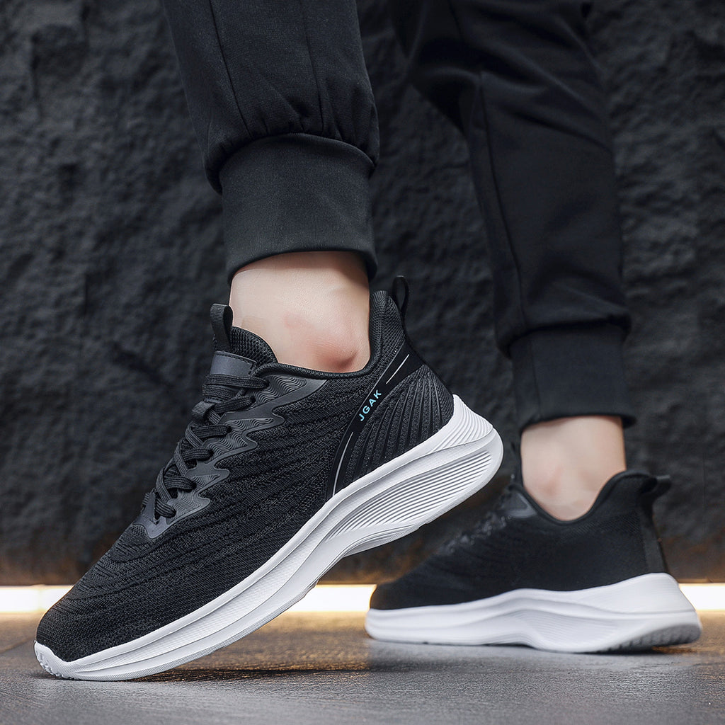 2025Foreign Trade New Fashion Sports Casual Shoes Breathable Mesh Men's Shoes Lightweight Non-Slip Wear-Resistant Running Shoes