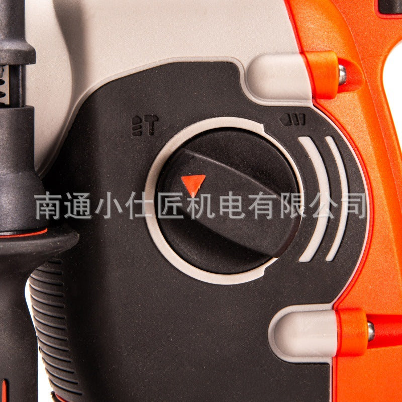 Rechargeable Rotary Hammer Cordless Concrete Drilling Brushless Lithium Battery Heavy-Duty Variable Speed Electric Hammer Electric Pickaxe