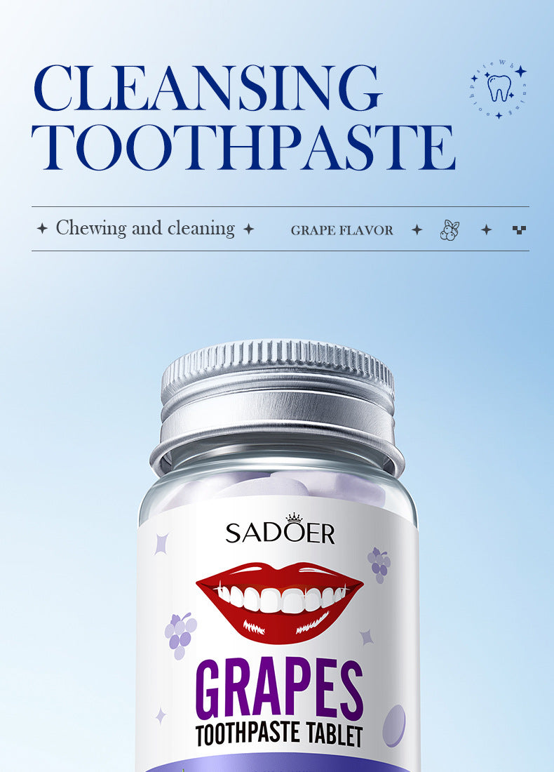 All-English Solid Toothpaste Series SADOER Sakura Whitening Anti-Yellowing Teeth Cleaning Toothpaste  Wholesale