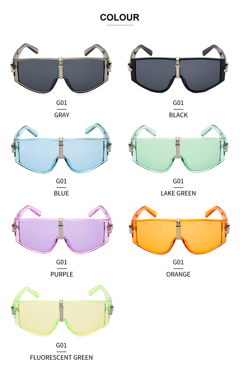 New Large Frame UV Protection Sunglasses for Women Fashionable Internet Celebrity Style Sunglasses Trendy Korean Version Glasses sunglasses