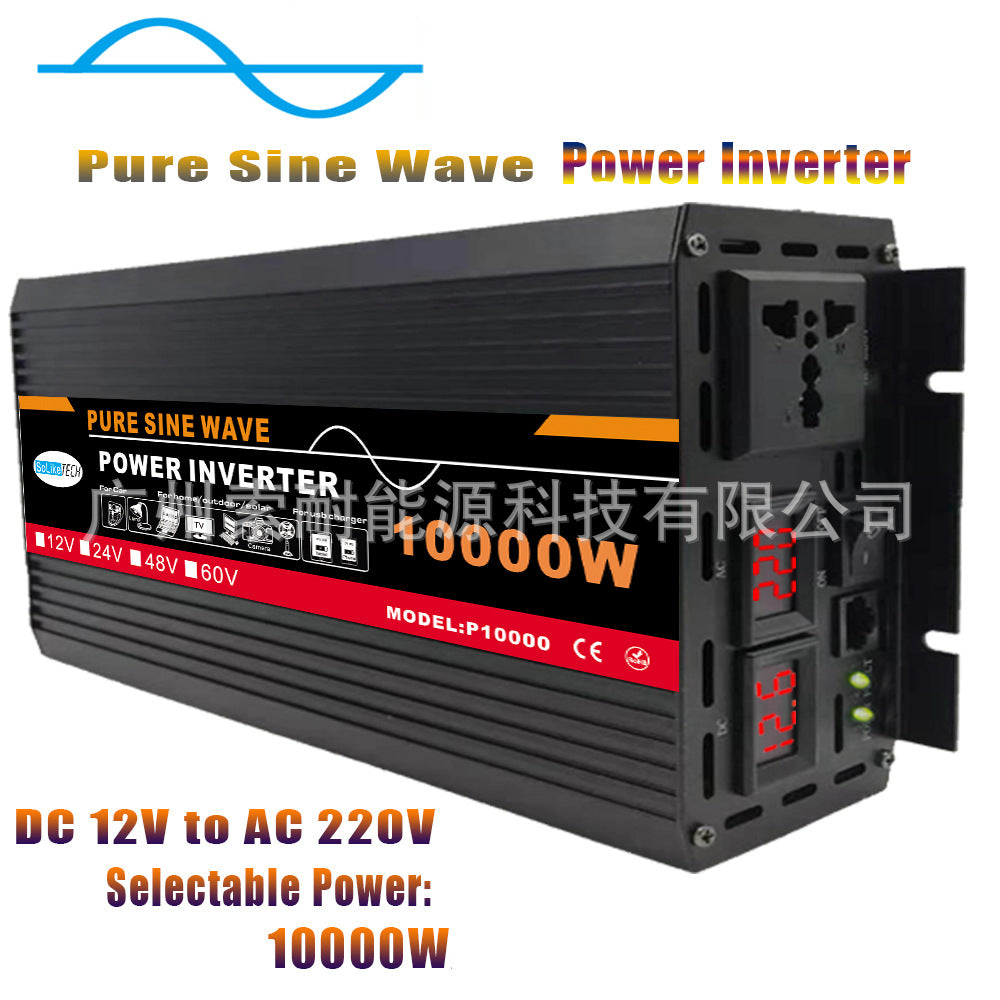 1500W Pure Sine Wave Inverter DC12V/24V/48V/60V Turn AC220V AliExpress Platform Export