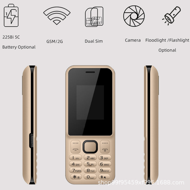 Exclusive Supply2G GSM 1.77Inch2.4Button phone for students and elderly with long standby time and camera