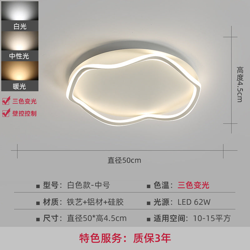 Lamps led Ceiling Lamp Creative Warm Romantic scandinavian Room Lamp Minimalist Modern Creative Master Bedroom Lighting