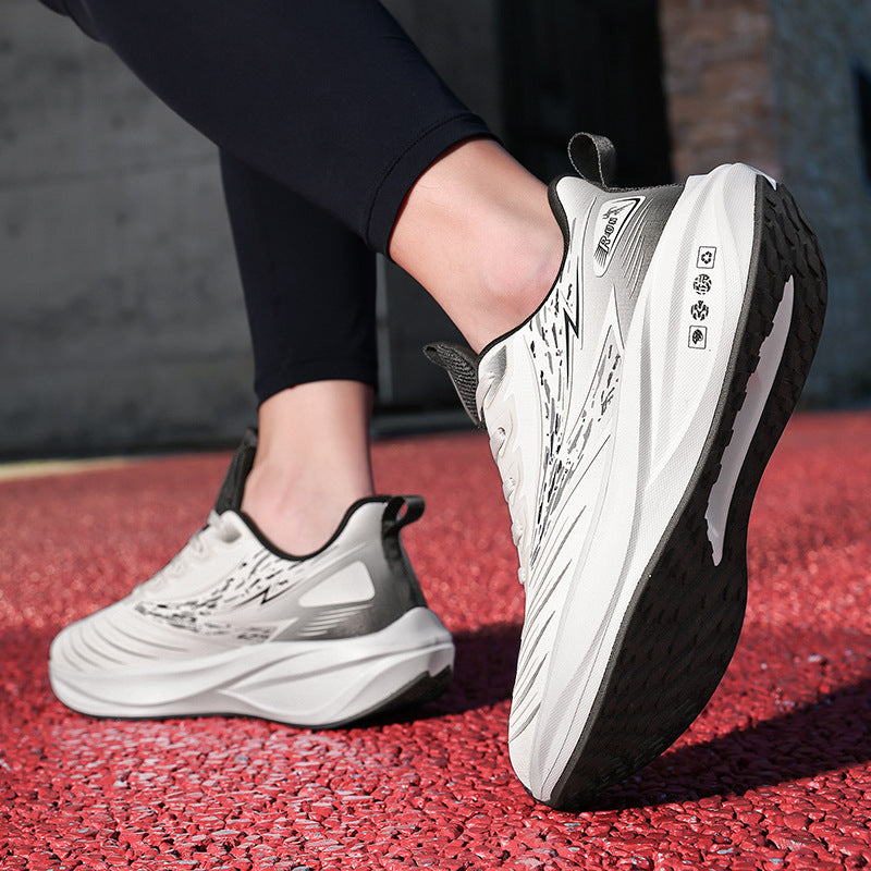 Youth Ultra-Light Soft Sole Running Shoes Leather Waterproof Comfortable Casual Fashion Men's Shoes Non-Slip Wear-Resistant Sports Shoes