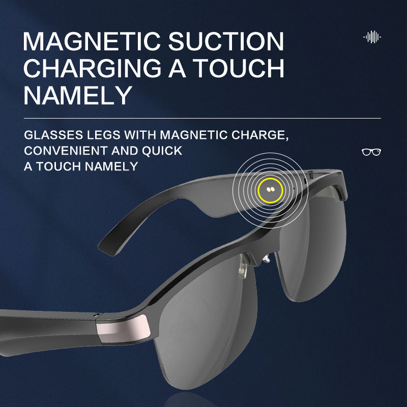 New M9pro Smart Bluetooth Glasses ai Translation Sports Cycling Fishing Polarized Multifunctional Glasses