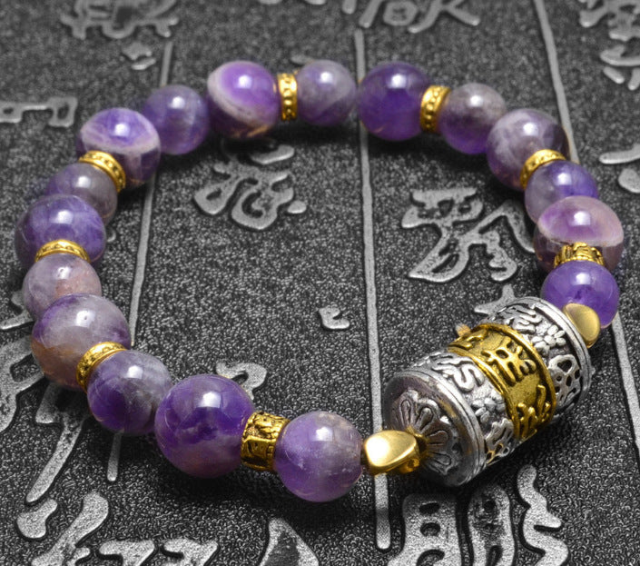 Natural Red Agate Bracelet Zodiac Year Retro Red Crystal Fashion Jewelry Bracelet