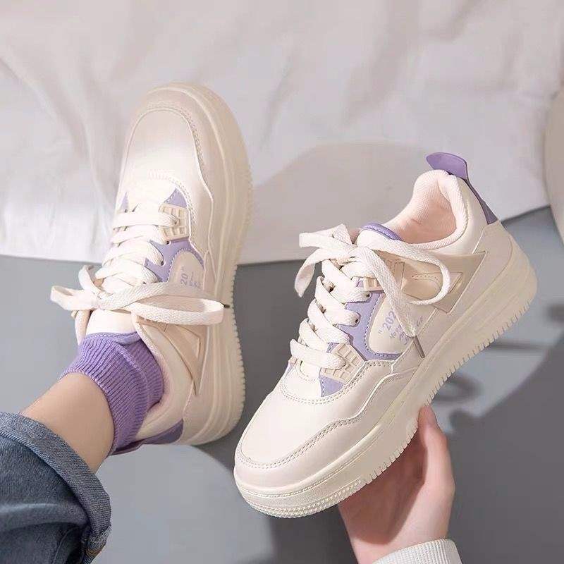 White Sneakers for Women Spring Summer Trendy New Student Casual Sports Low-top Trendy Board Shoes for Outdoor Wear