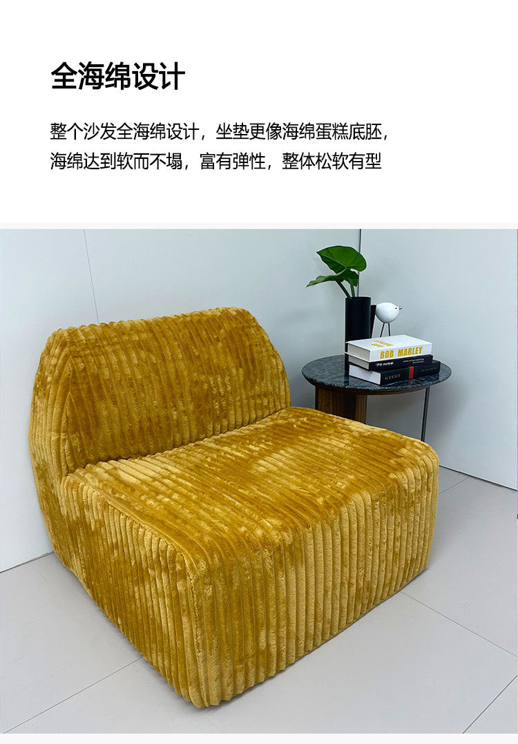 2025New Mid-Century Style Simple Living Room Small Apartment Straight Row Rental Bedroom Two or Three-Seater Fabric Sofa