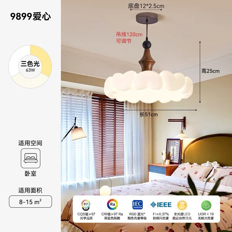 Bedroom Ceiling Light French Vintage Cream Master Bedroom Room Lighting Full Spectrum Eye Protection Modern Simple Study Light