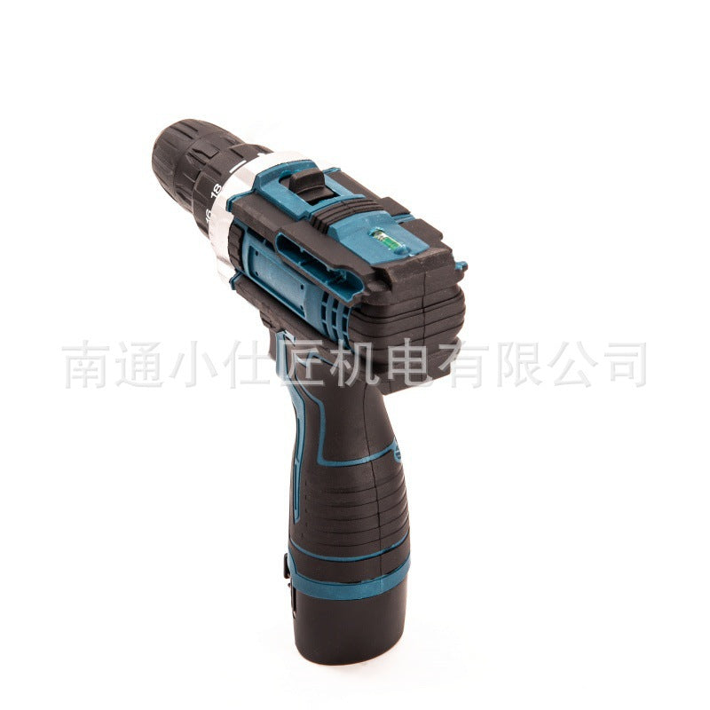 Multifunctional Dual-Speed Cordless Drill Cross-Border Trade Rechargeable Lithium Drill Household Portable Electric Screwdriver Wholesale