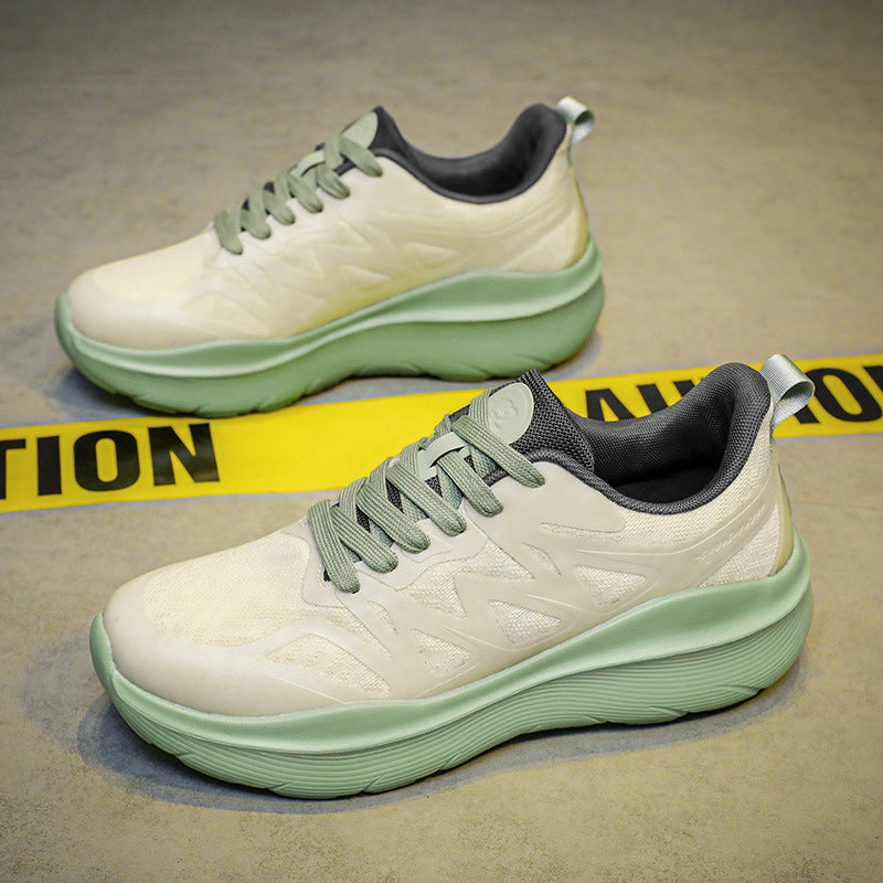 Autumn Live Streaming Cushioned Running Shoes Versatile Trendy Shoes Men's Shoes Women's Shoes Large Size Lightweight Sports Shoes Lightweight Cushioned