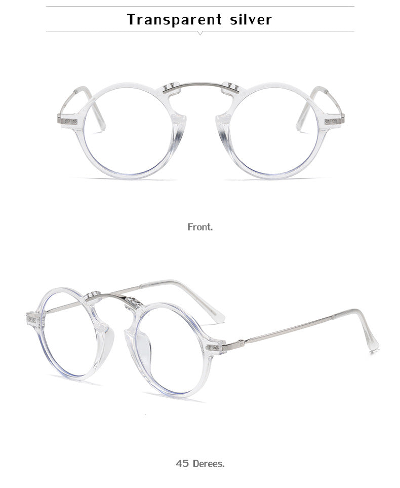 Steampunk Small Frame Sunglasses for Women, European and American Trendy Round Frame Sunglasses, Unique Street Style Glasses for Women sunglasses