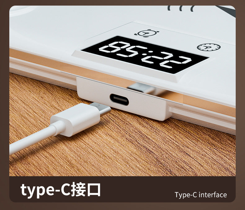 Intelligent Multifunctional Desk Lamp Student Children's Dormitory Study Eye Protection Lamp Bedroom Rechargeable Bedside Lamp Gift Wholesale