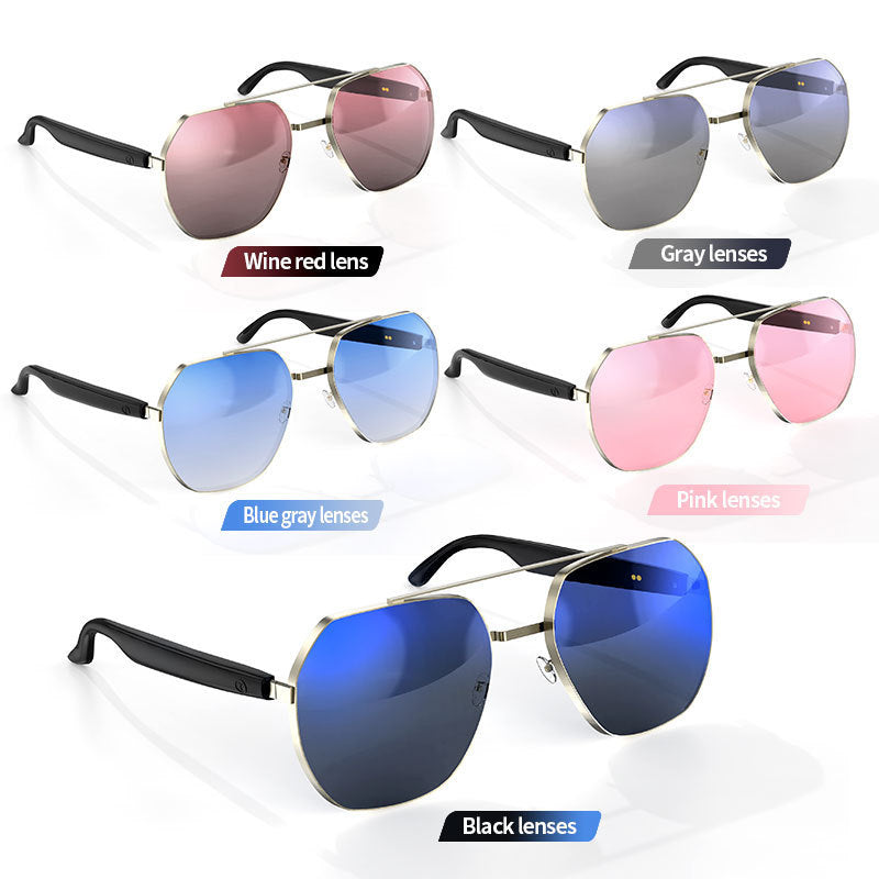 New Hot-Selling Smart AI Bluetooth Glasses for Business Calls TWS Bluetooth Headset Smart Glasses