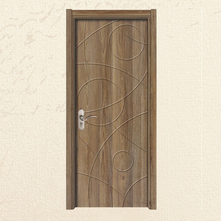 Natural Lacquered Solid Wood Door Bedroom Door Community Room Wooden Door Interior Door Modern Simple Melamine Board Solid Wood Door