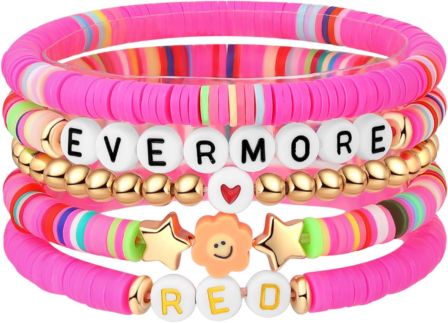 Taylor Music Jewelry Bracelet for Women Versatile High-End Bohemian Accessories SWIFTIE Alphabet Soft Clay Bracelet