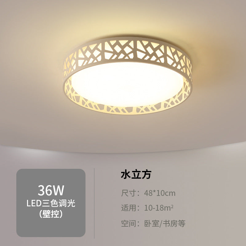 Bedroom Lamp Round Light Fixture LED Living Room Home Ceiling Light Fixture Simple Modern Cozy Romantic Creative Room Lamp