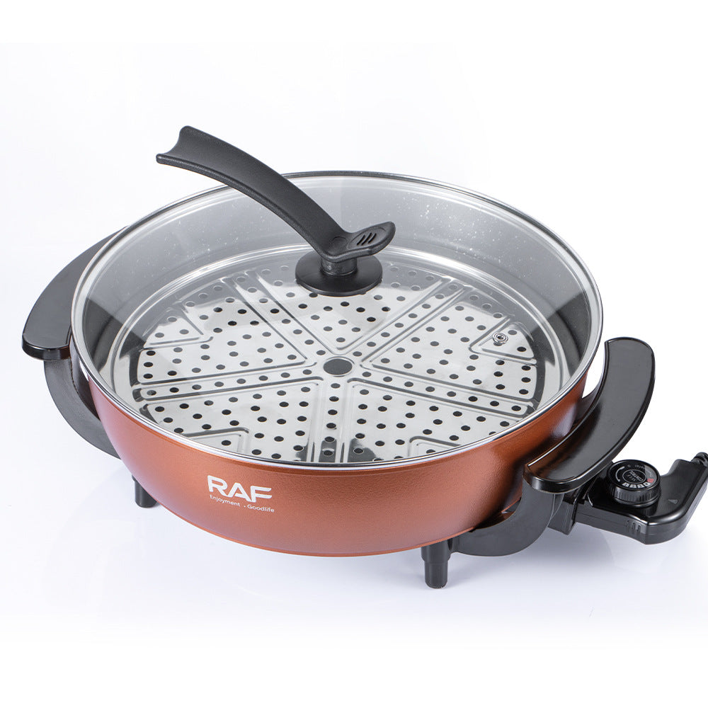 RAF European Standard Household Barbecue Hot Pot BBQ All-in-One Pot Multifunctional Barbecue Machine Grill and Hot Pot Stove Small Hot Pot