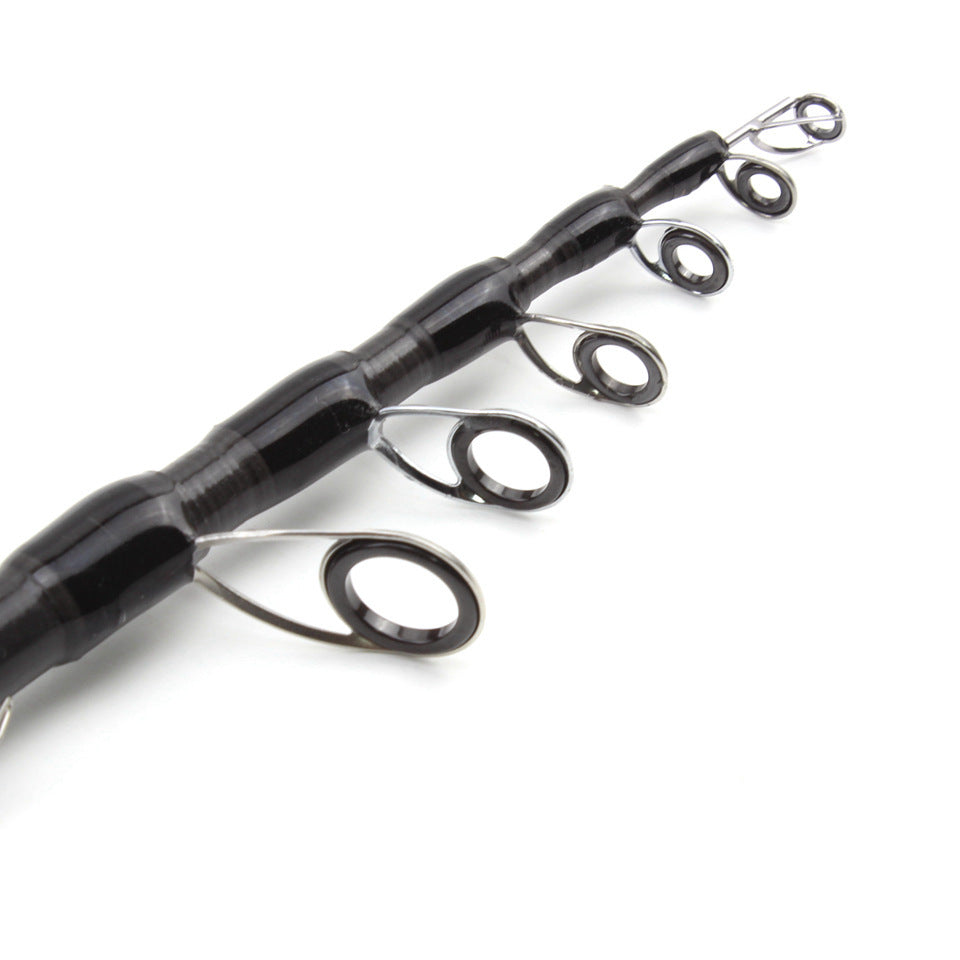 Wooden Handle Telescopic Lure Rod Ultra Short Ultra Light Straight Handle Lure Rod Bass Rod Popular in Europe and America