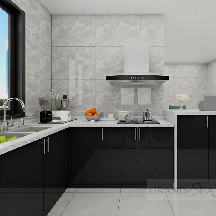 Ready to Assemble Modern Kitchen Cabinets Furniture Aluminium Cabinet Kitchen 4g