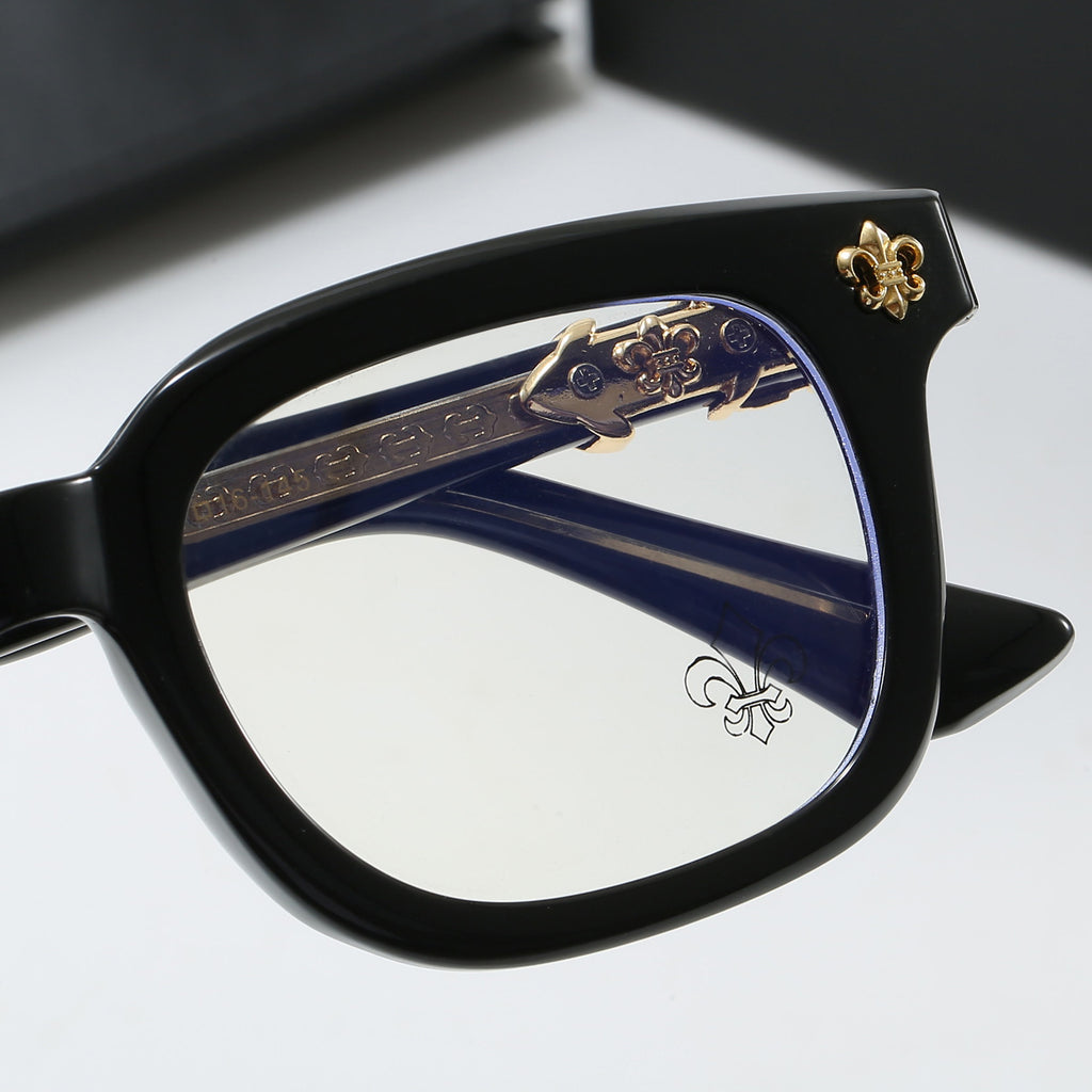 2025New Style Cro Glasses European and American Fashion Eyeglass Frames Street Style Natural Look Glasses Frames Non-Prescription Glasses9203