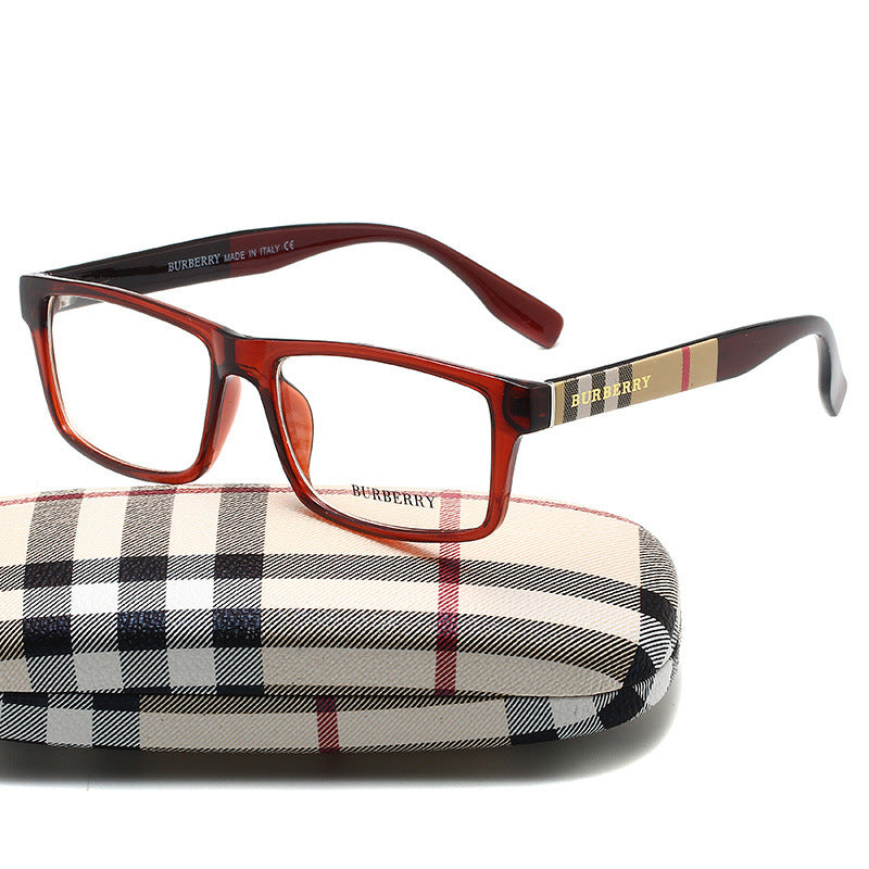 New TR90Fashion Trend Square Non-Prescription Glasses Frame for Men and Women, Can Be Fitted with Prescription Lenses2271Same Style